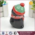 Cute holiday ceramic penguins salt and pepper shaker set